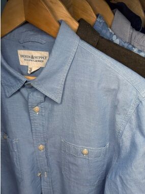 Denim & Supply Ralph Lauren Chambray Shirt
Size L